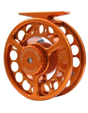 Galvan Fly Reels Rush Light Fly Reels in Burnt Orange